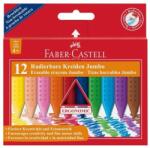 Faber-Castell Jumbo Grip háromszögletű zsírkréta 12 szín (122540)