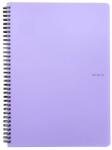 KARTON P+P Pastelini spirálfüzet A4 60 lapos vonalas Lilac (8-070)