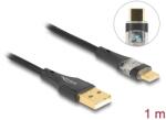 Delock USB 2.0 Type C Átalakító Fekete 1m 80760 (80760)
