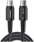 Essager USB 2.0 Type C Összekötő Fekete 2m EXCTT2-CGA01 (EXCTT2-CGA01)