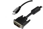  DVI-D HDMI Átalakító Fekete 2m XDVIKABDVIHDMI1 (XDVIKABDVIHDMI1)