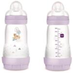MAM BABY Anti colic Matt cumisüveg 2hó+ 260ml lány (58719)