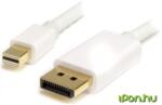 StarTech Mini DisplayPort Átalakító Fehér 1m MDP2DPMM1MW (MDP2DPMM1MW)