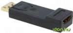 Goobay DisplayPort HDMI Átalakító Fekete 5cm 51719 (51719)