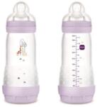 MAM BABY Anti colic Matt cumisüveg 4hó+ 320ml lány (9001616855955)