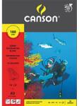 CANSON A4 10ív búvár színes fotókarton blokk
