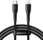 JOYROOM USB 2.0 Type C Lightning Töltő/adat Fekete 1m SA32-CL3 BLACK (SA32-CL3 BLACK)