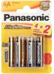 Panasonic Alkaline power ceruza elem (AA) 4+2db