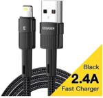 Essager USB Lightning Töltő/adat Fekete 1m EXCL-XC01 (EXCL-XC01)