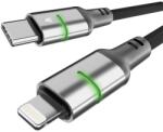 AVAX USB 2.0 Type C Lightning Töltő/adat Fekete 1m AVAX CB635 (AVAX CB635)