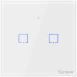 SONOFF intrerupator smart cu touch wifi + rf 433 sonoff t1 eu tx, 2 canale (95-6920075725315)