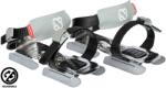 Nijdam Patine copii Nidam Bob Skates, ajustabile 24-34 - negru/argintiu, 24-34 (N10AI03-BLK-24-34)