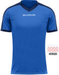 Givova Tricou Fotbal Givova Revolution - Poliester Interlock - Albastru/Bleumarin, 2XS (MAC04-0204-2xs)