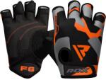 RDX Mănuși Fitness RDX F6 Sublimation Lycra Brevetată Cauciuc 3MM - Portocaliu, XL (WGS-F6O-xl)