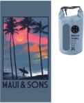 Maui & Sons Prosop Plajă Microfibră Maui & Sons 90x180 cu Geantă Waterproof (4955) Prosop