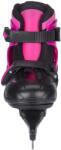 Nijdam Patine reglabile fete, Nijdam HardBoot - negru/fuxia, 38-41 (3008-38-41)