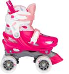 Nijdam Role Quad reglabile Nijdam Feather Drops - Fucsia/Roz, 33-36 (N21AA02-33-36) Role