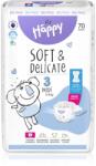Bella Baby Happy Soft&Delicate scutece de unică folosință cu canale Midi 5-9 kg 70 buc