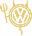 Image Autómatrica, IMAGE, Dracusor VOLKSWAGEN, arany, 19 x 21 cm (STICKIMG2864)
