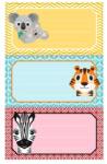 Herlitz Cute Animals 9 darabos iskolai etikett (50040247)