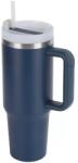  TS14262 Prémium fémfalú utazó termosz+pohár 1200ml Sötétkék (TS14262)