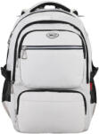 DACO Ghiozdan scoala Daco GH5014, 4 compartimente, 46 x 33 x 18 cm, Alb/Negru (GH5014)