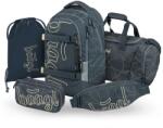 Baagl SET 5 Skate Max Wave: hátizsák, tolltartó, tornazsák, sporttáska, GRS övtáska (A-36080)