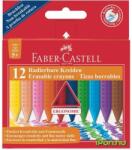 Faber-Castell Zsírkréta háromszögletű Grip 12 különböző szín