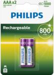 Philips Rechargeable NiMH mikro ceruza akku (AAA) 800mAh 2db (R03B2A80/10)