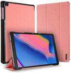 Samsung Tab A 8.0 + S Pen (2019) SM-P200 / P205, mappa tok, Trifold, Dux Ducis Domo, rózsaszín - coolmobile