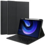 Xiaomi Pad 6 (11.0) / Pad 6 Pro (11.0), Bluetooth billentyűzetes mappa tok, érintőceruza tartó, fekete - coolmobile