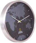 Bresser Часовник Bresser National Geographic 30 cm, аналогово указание, cтенен, черно/бял (LV73787) Будилник