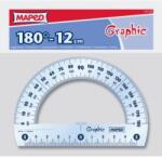  GRAPHIC 180°-os 12 cm-es műanyag szögmérő