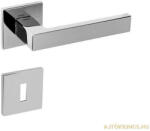 Perfekto Modern Négyzet Alakú Króm Kilincs - Felső Rozetta