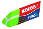 Kores Radír, KORES " Trino" , vegyes neon színek (40503)