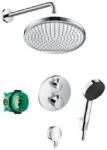 Hansgrohe Crometta set de duș ascuns cu termostat cu duș de ploaie crom 88002361 (88002361)