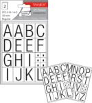 Tanex Etichete autoadezive cu litere, A-Z, 2 folii/set, TANEX, 30mm bold (TX-STC519)