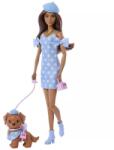 Mattel Barbie: Duo de modă pentru animale - albastru (JFP38) Figurina