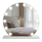Rea Oglinda LED HOLLYWOOD alb 50 cm (HOM-12016)