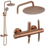 Rea Coloana de dus cu termostat Rea Lungo cupru periat (REA-P6734)
