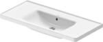 Duravit D-Neo mosdótál 100.5x48 cm négyszögletes beépíthető fehér fényes 2367100060 (2367100060)