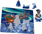 Larsen Maxi Puzzle 26 db-os - Mikulás és szánja az északi fényben (XM1)