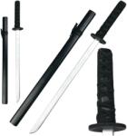 LEAN Toys Fekete fa katana 70cm, pochvával (22125)
