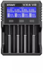 XTAR VX4 V2 Ni-MH, LiFePO4, 1, 5V és 3, 6V/3, 7V Li-Ion töltő hálózati adapterrel (VX4 V2)