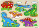 LEAN Toys Fa dinoszaurusz puzzle - 11 elemes játék (16695)