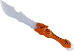 LEAN Toys Narancssárga tigrises fényes kard (17876)