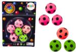 LEAN Toys Kaucsuk focilabdák szett (6 db) (20375)