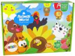 LEAN Toys 100 részes állatos puzzle (14158)