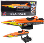 LEAN Toys Motoros csónak, felhúzós működéssel (21485)