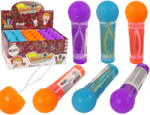 LEAN Toys Buborékfújó mikrofon - lila, narancs vagy kék (13140)